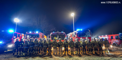 Ćwiczenia OSP gminy Chocian&oacute;w w Michałowie
