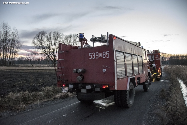 OSP Szklar Dolne: Pierwsze pożary traw