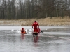 OSP Przemków: Ćwiczenia na lodzie