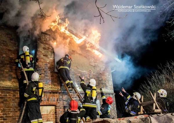 Pożar poddasza w Witanowicach
