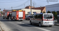 Wyciek gazu w Grębocicach - Ewakuacja mieszkańców