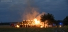 Pożar sterty słomy w Polkowicach