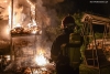 Pożar altany w Polkowicach